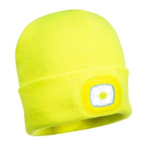 Portwest LED Head Light Beanie B029 Yellow