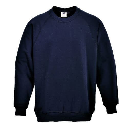 Portwest B300 Work Sweatshirt Black Navy