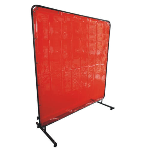 Portable Amber Welding Screen 1.8m x 1.8m
