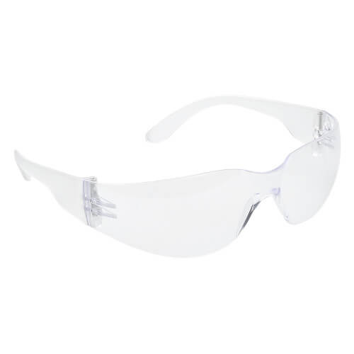 Portwest Wrap Around Safety Glasses PW32 Clear Safety Glasses