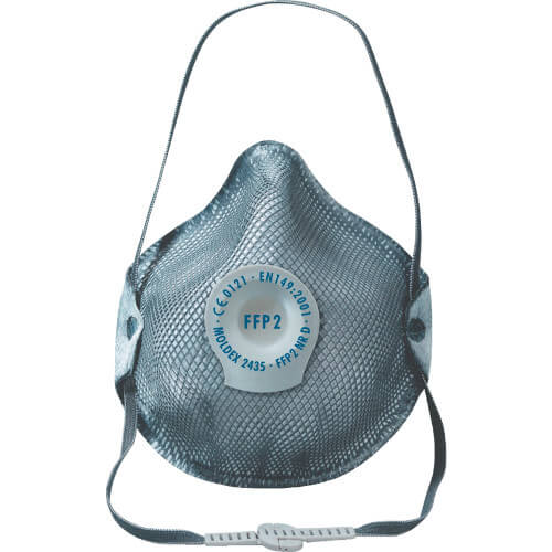 moldex 2435 Moldex 2435 Smart FFP2 Valved Face Mask (Box of 10) Disposable Non-Reusable Face Mask