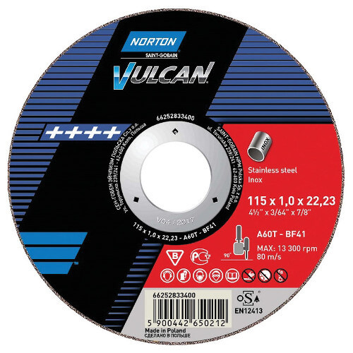 Norton VULCAN Ultra-Thin Cutting Discs 115mm x 1.0mm (50 pack)