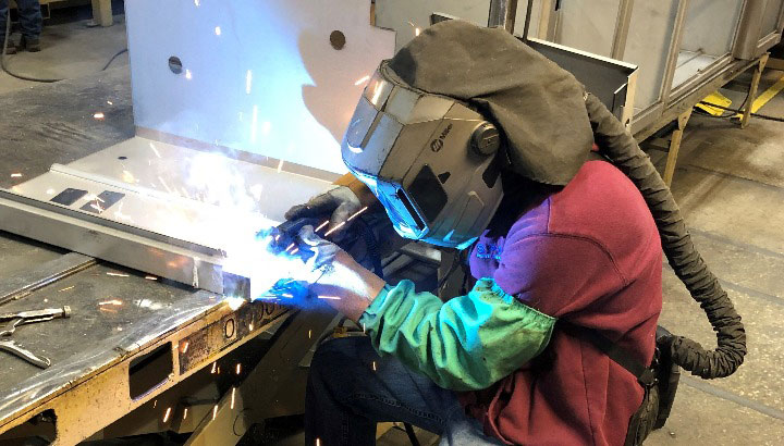 papr welding helmet