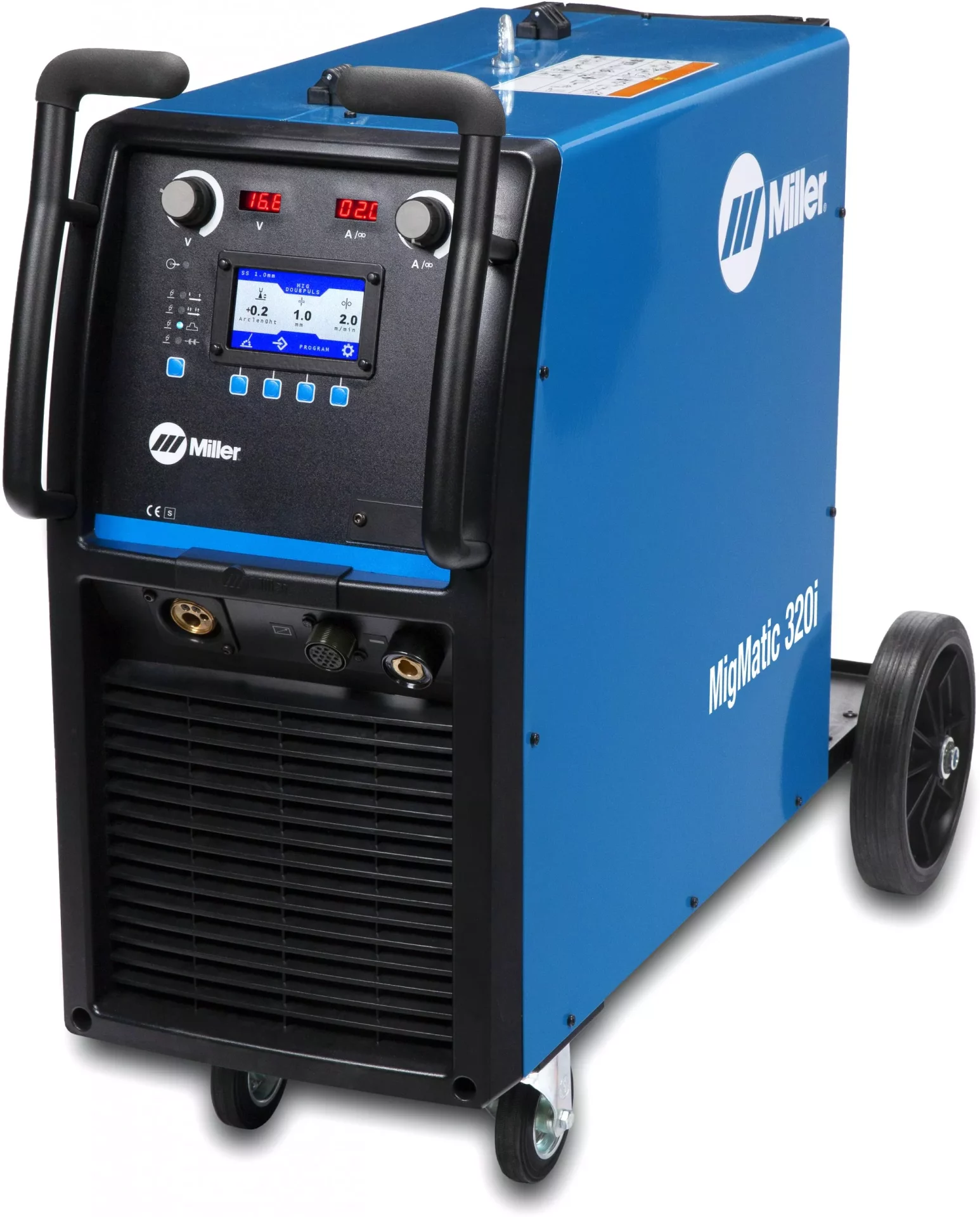 miller migmatic 320i mig welder side view scaled miller migmatic 320i mig welder side view