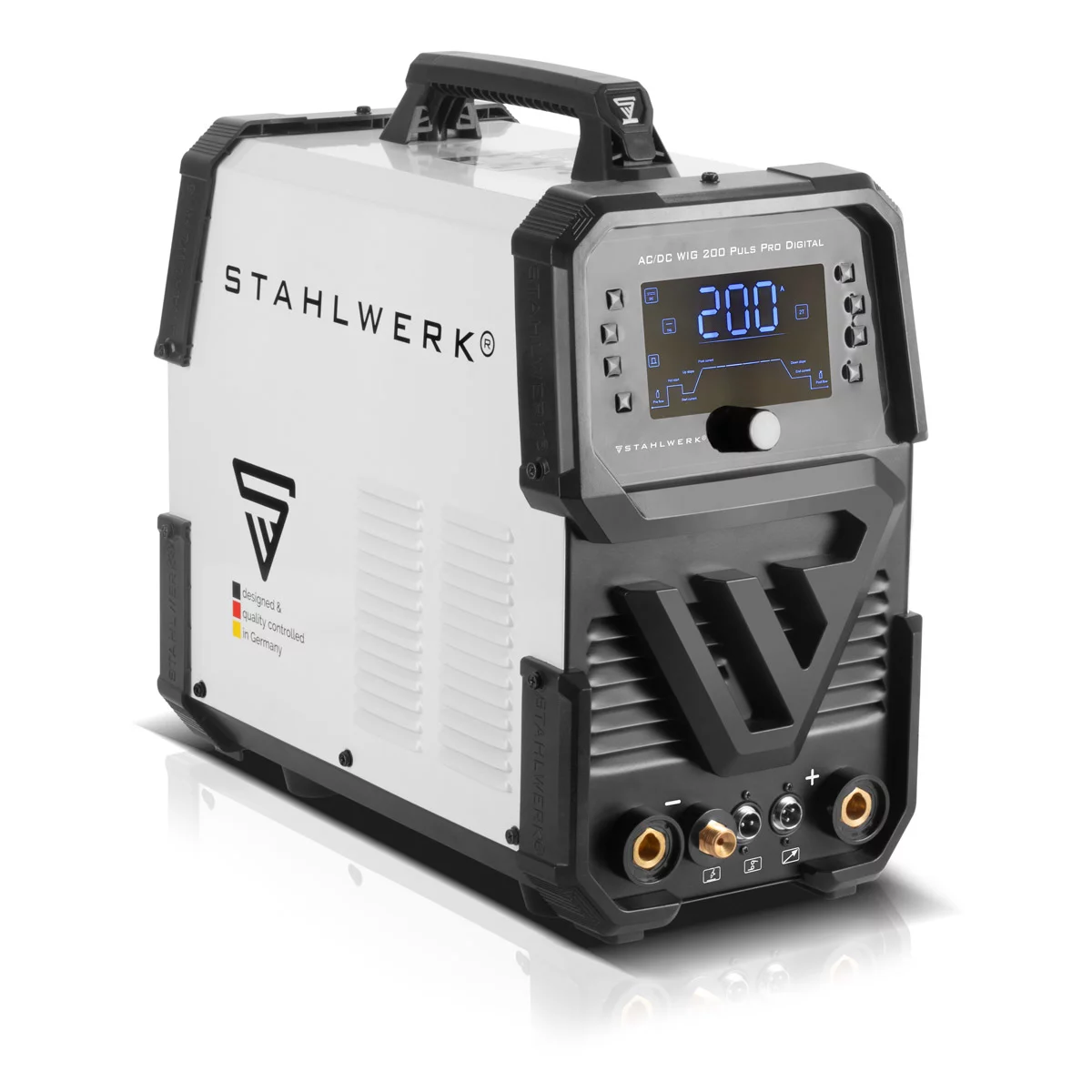 schutzgas schweissgeraet igbt inverter acdc wig 200 puls pro digital6 Stahlwerk AC/DC TIG 200 Pulse Pro Digital Tig Welder Part Number 1179 - Image 7