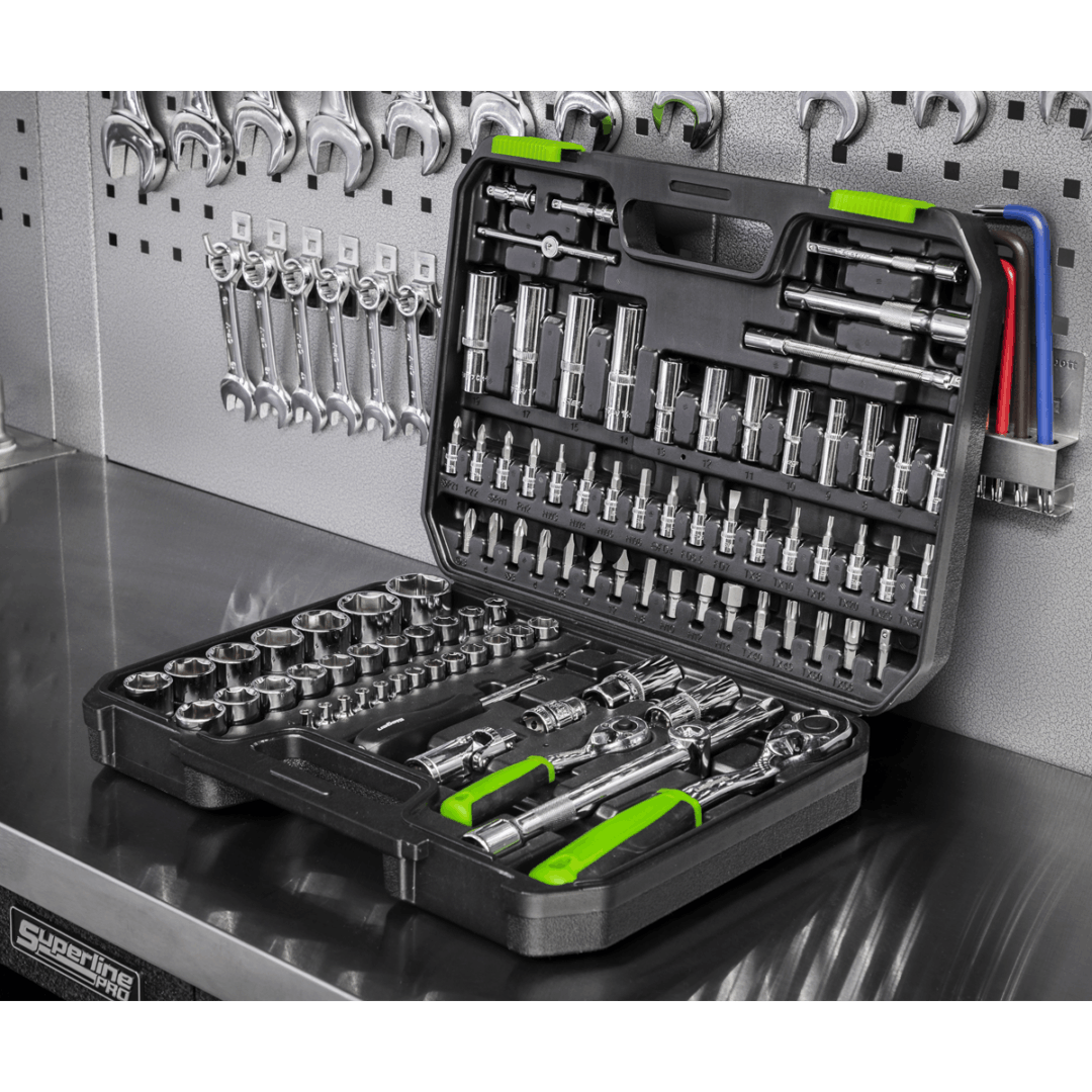 S01210 ACT IN SITU OPEN DFC1599753 21937 1 Sealey S01210 Socket Set -1/4" & 1/2"Sq Drive 94pc Great Quality Kit - Image 4