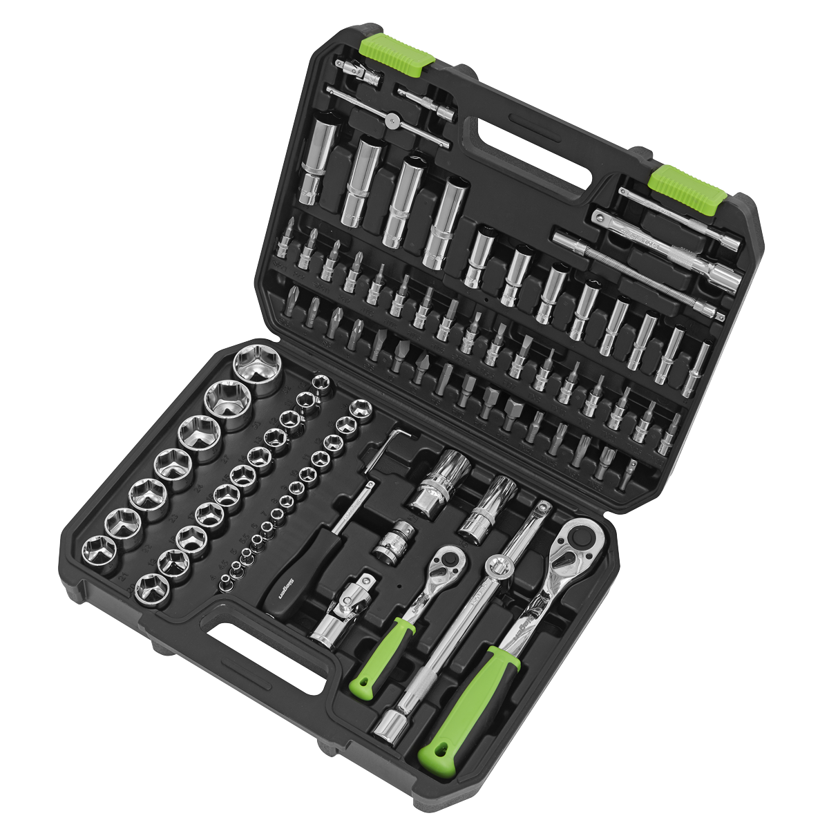 S01210 PIC2 DFC0813424 59734 Sealey S01210 Socket Set -1/4" & 1/2"Sq Drive 94pc Great Quality Kit - Image 3